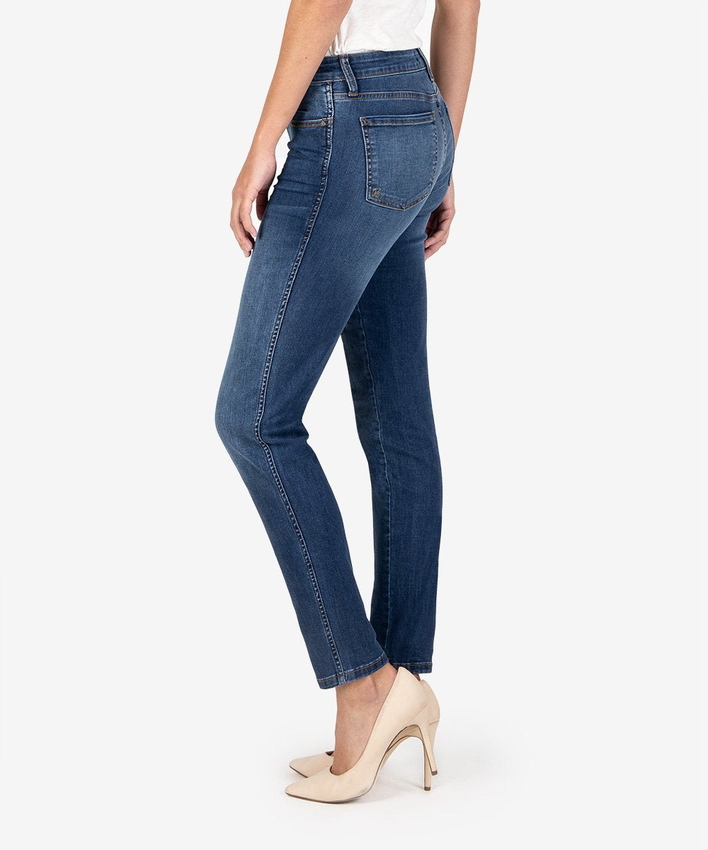 Kut from the Kloth "Diana" High Rise Fab Ab Skinny-Assemble Wash