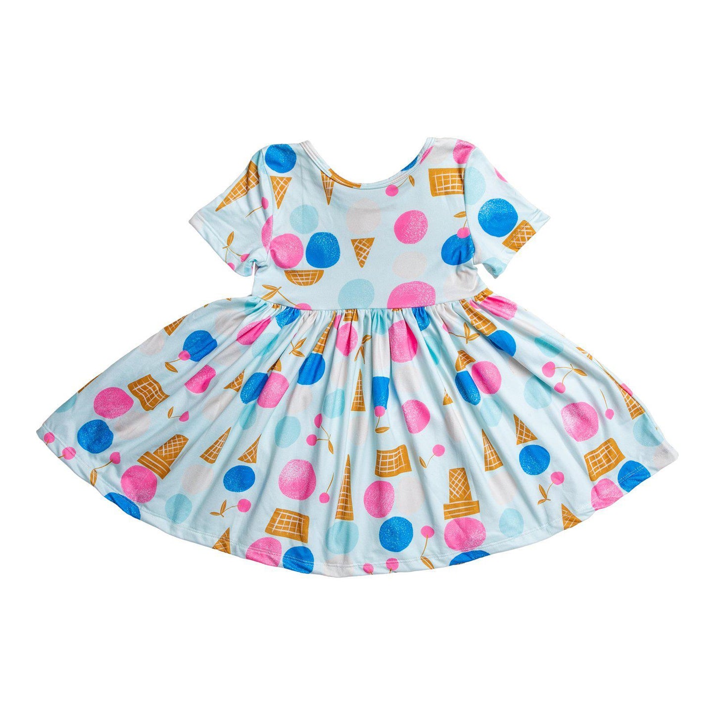 Mila & Rose “We All Scream” Short Sleeve Twirl Dress
