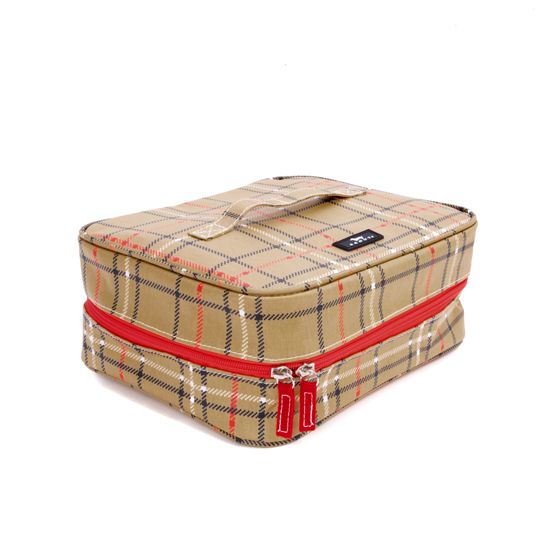Small Lunchbox Burberry look Plaid New