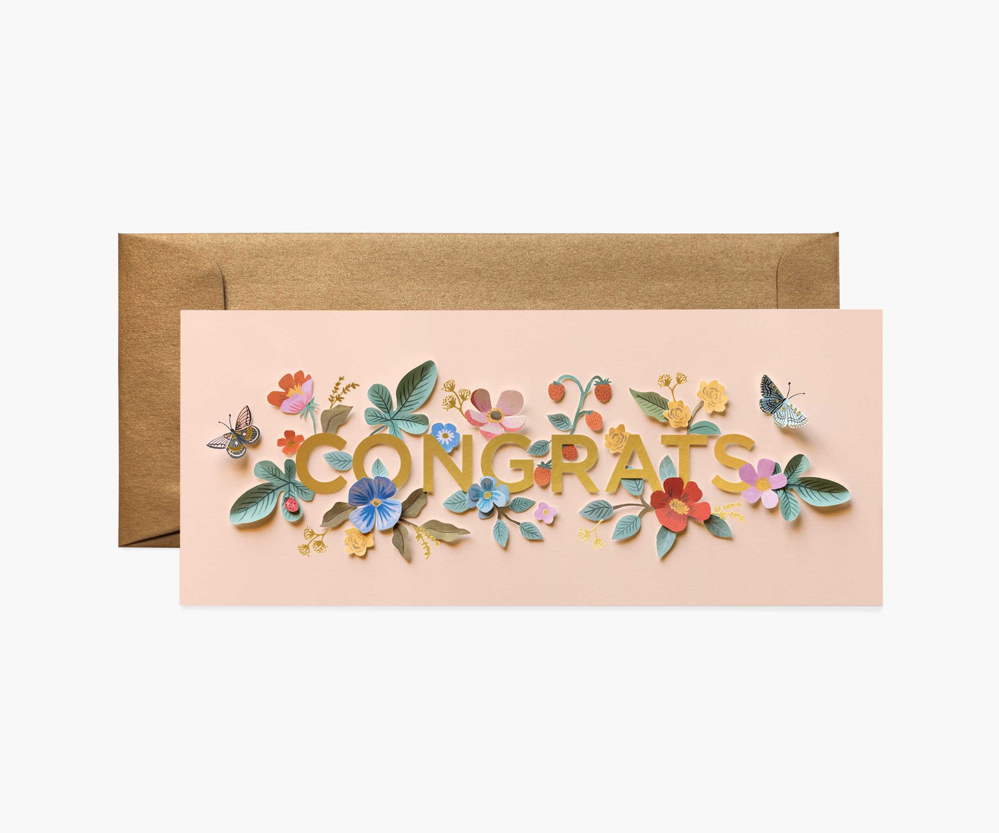 Rifle Paper Co. "Cut Paper Congrats" Card