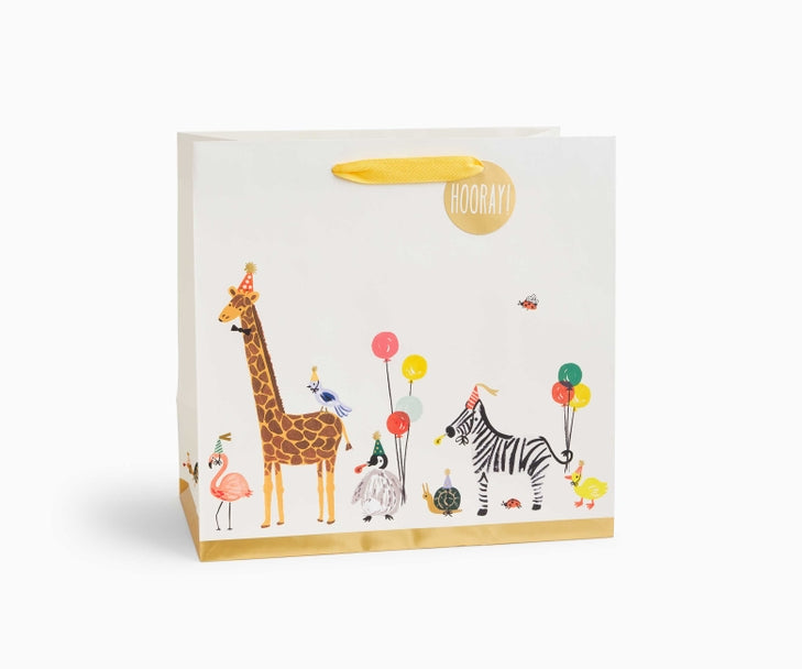 Rifle Paper Co. "Party Animals" Gift Bags- 3 Sizes
