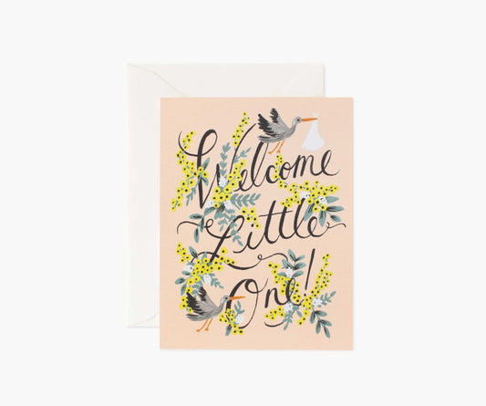 Rifle Paper Co. “Welcome Little One” Card