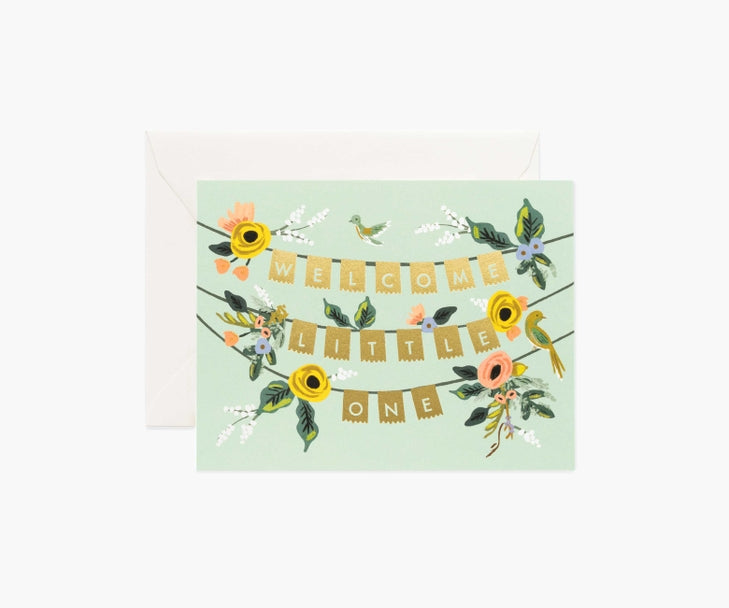 Rifle Paper Co. “Welcome” Garland Card