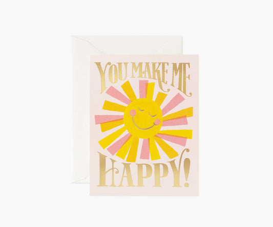 Rifle Paper Co. "You Make Me Happy" Card