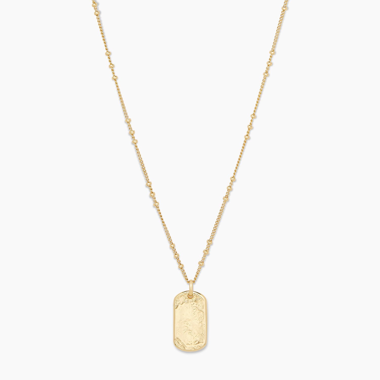 Gorjana Griffin Dog Tag Necklace- Gold – Adelaide's Boutique