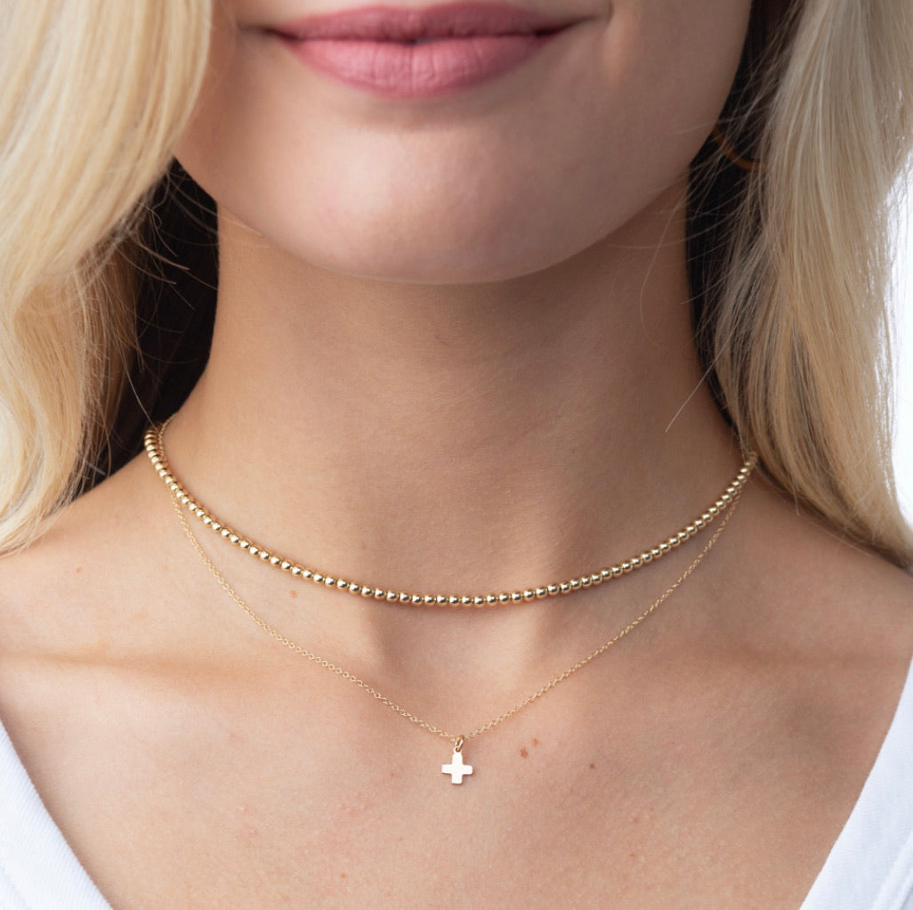Enewton 15" Classic Choker Gold 3mm Bead