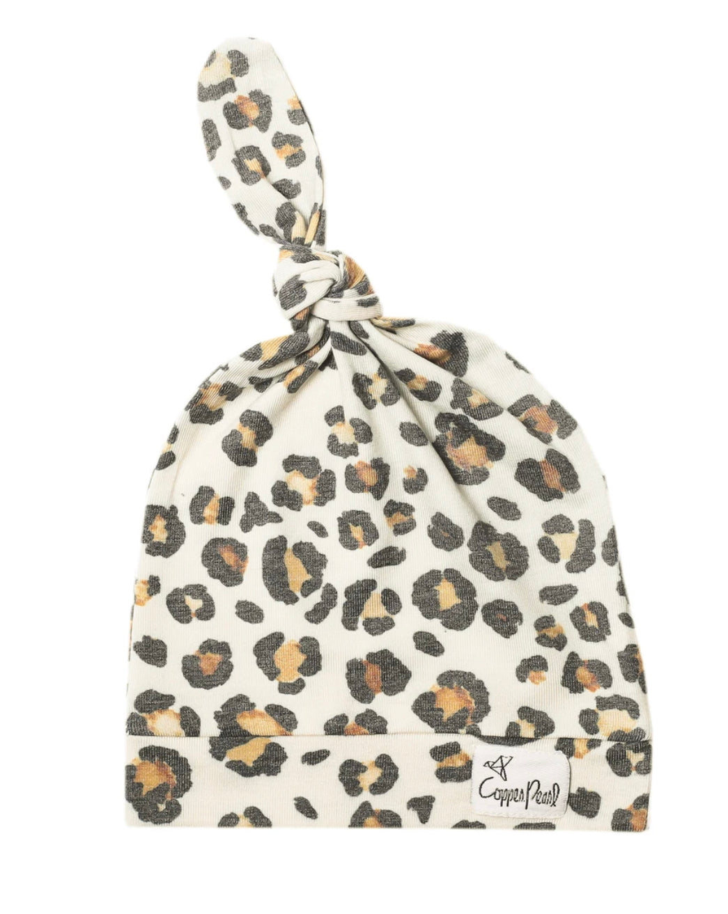 Copper Pearl Baby Beanie Top Knot Hat in 21 Colors