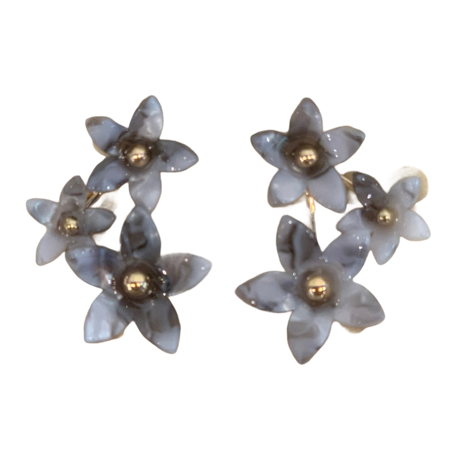 Flower Trio Resin Earring