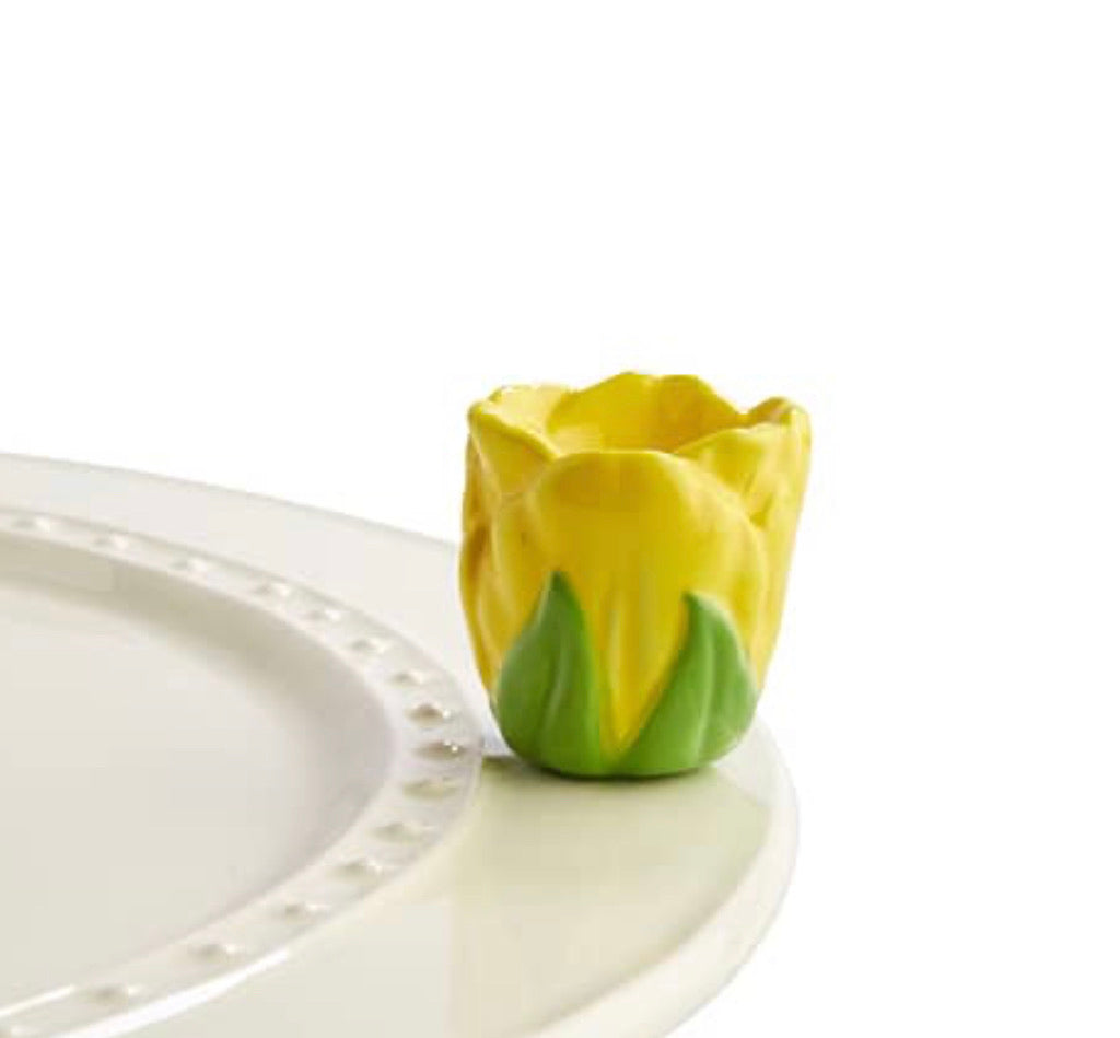 A180 Nora Fleming Tiptoe Thru ‘Em (Yellow Tulip)