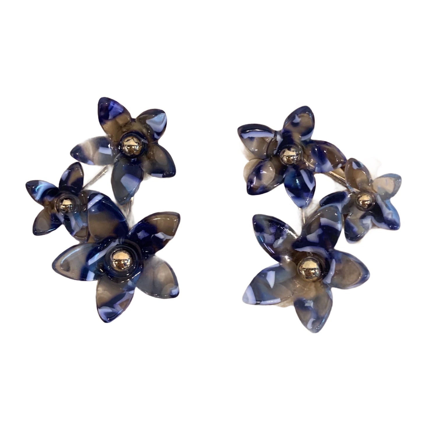 Flower Trio Resin Earring