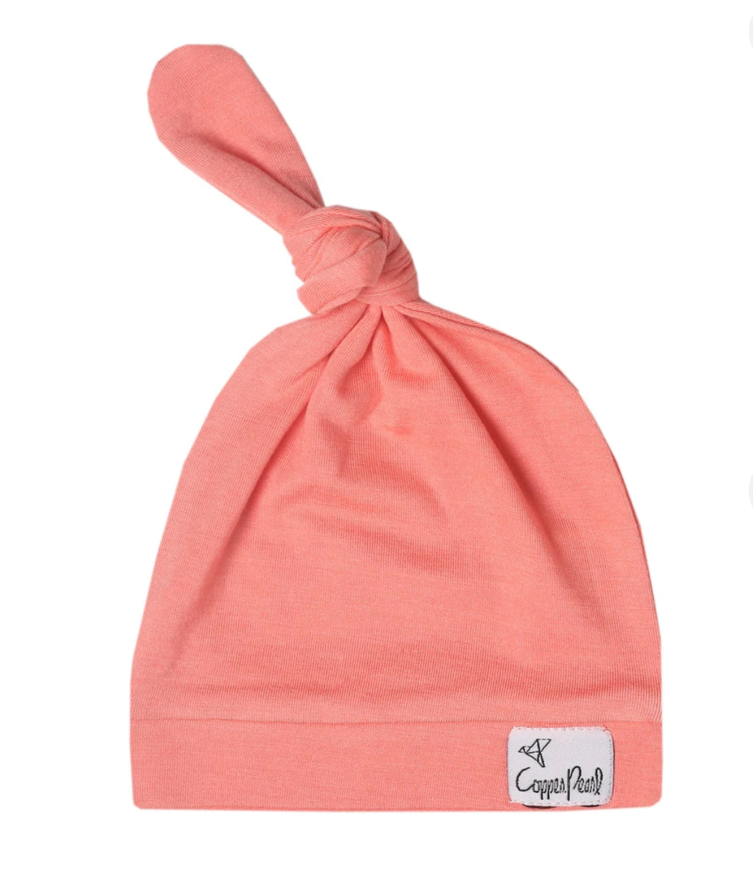 Copper Pearl Baby Beanie Top Knot Hat in 21 Colors