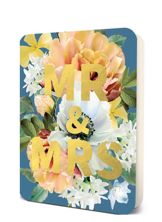 Mr & Mrs Slate Blue Card