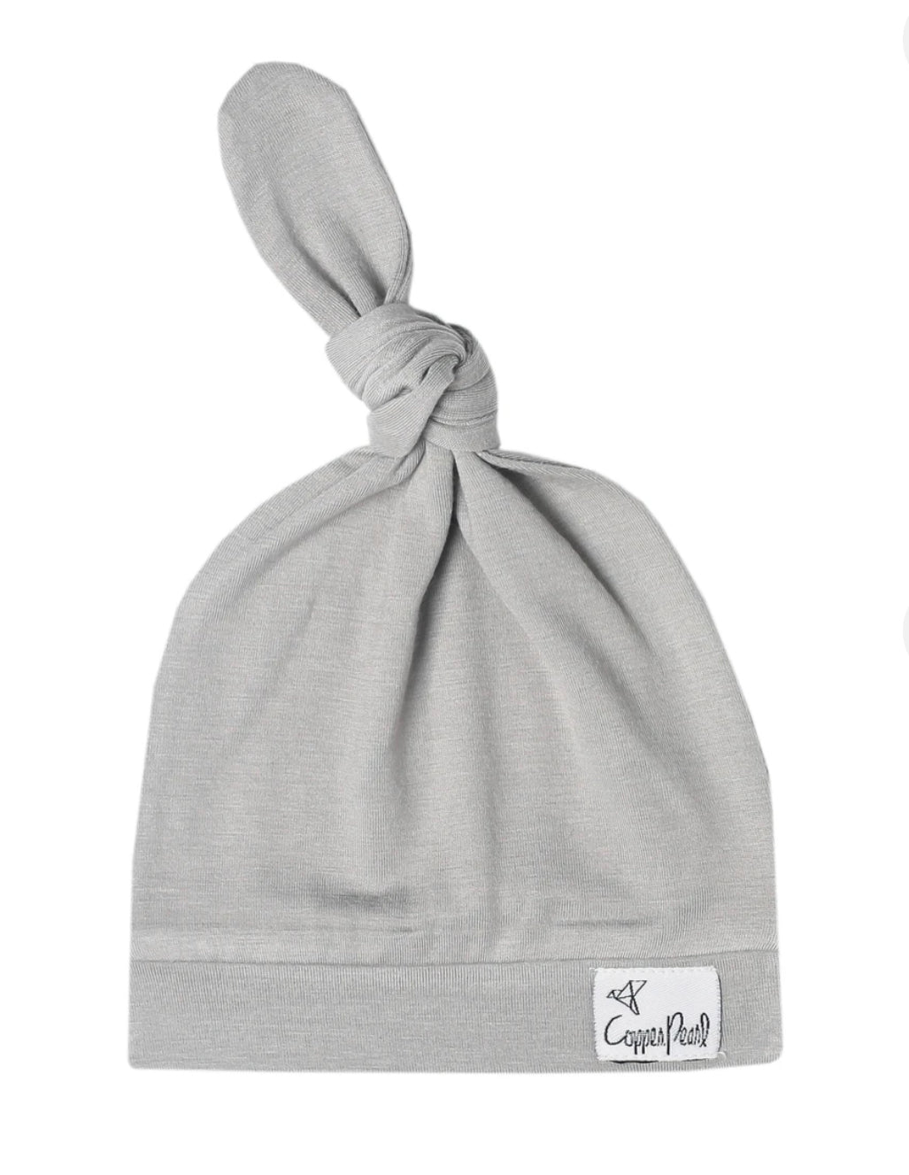 Copper Pearl Baby Beanie Top Knot Hat in 21 Colors