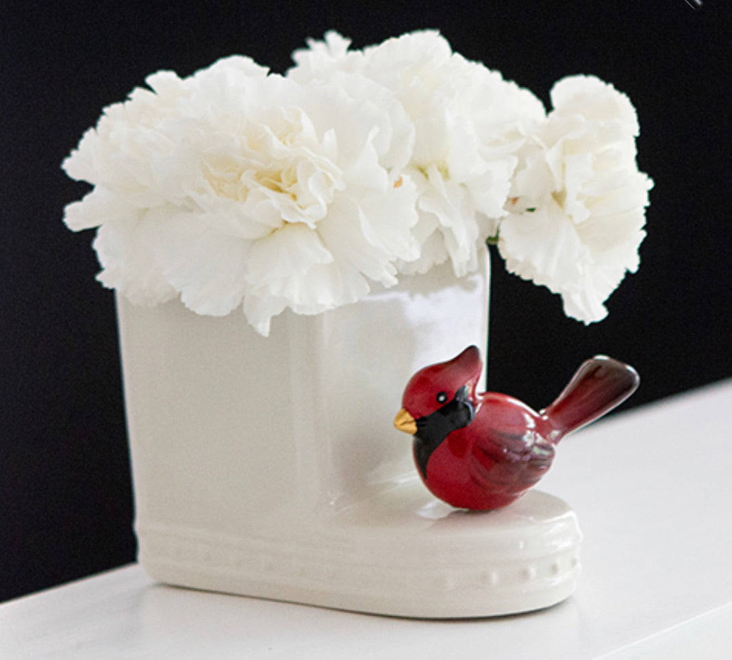 A204 Nora Fleming Winter Songbird (Cardinal)