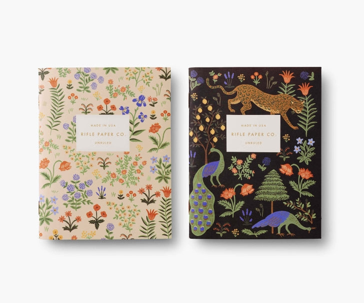 Rifle Paper Co. "Menagerie" Pocket Notebooks (Set of 2)