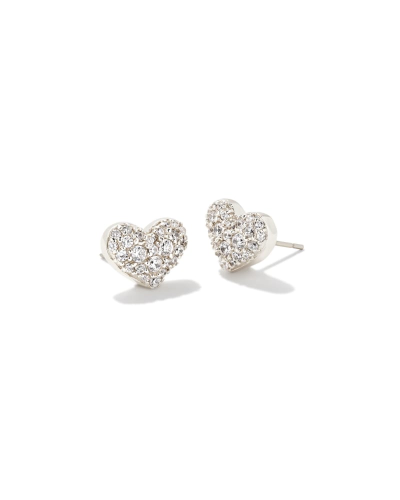 Kendra Scott Ari Pave Heart Earrings- 3 Colors