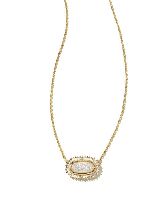 Kendra Scott Baguette Elisa Pendant Necklace- 3 Colors