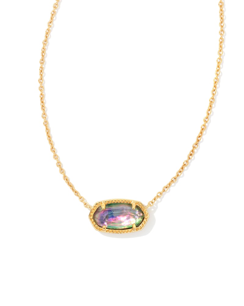 Kendra Scott Elisa Necklace- Gold Lilac Abalone