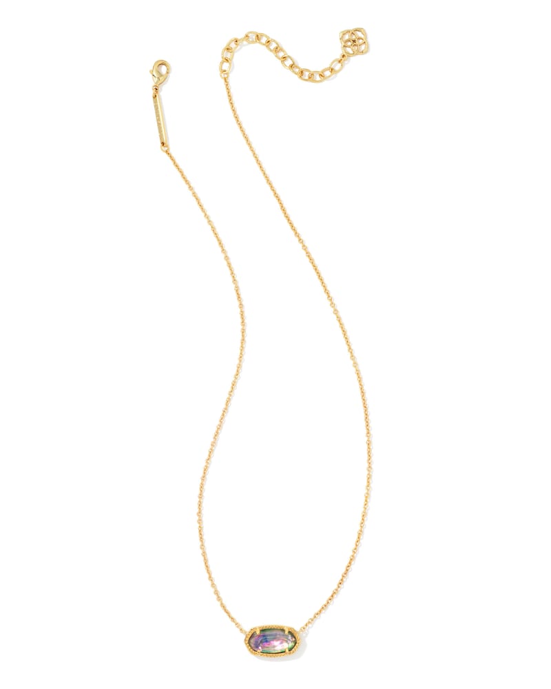 Kendra Scott Elisa Necklace- Gold Lilac Abalone