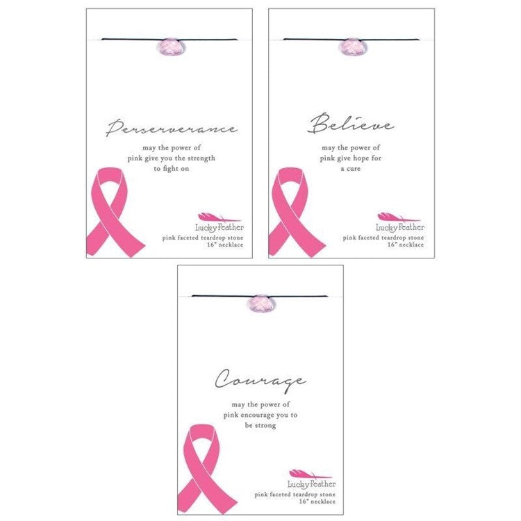Lucky Feather Breast Cancer Awareness