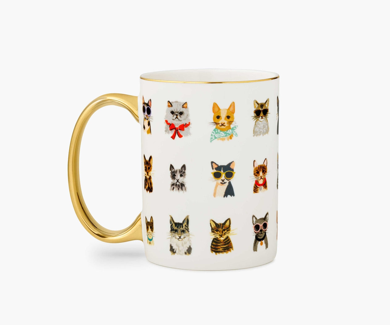 Rifle Paper Co. "Cool Cats" Porcelain Mug