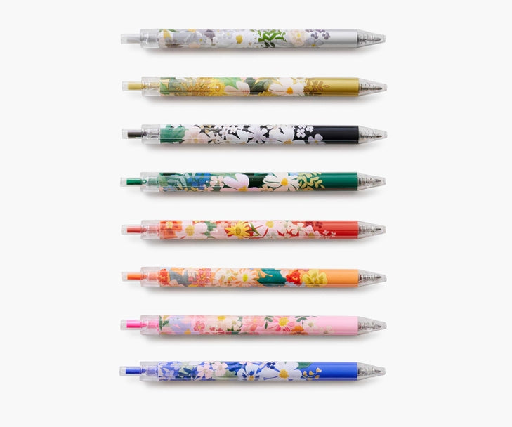 Rifle Paper Co. "Margaux" Gel Pen Set (Set of 8)