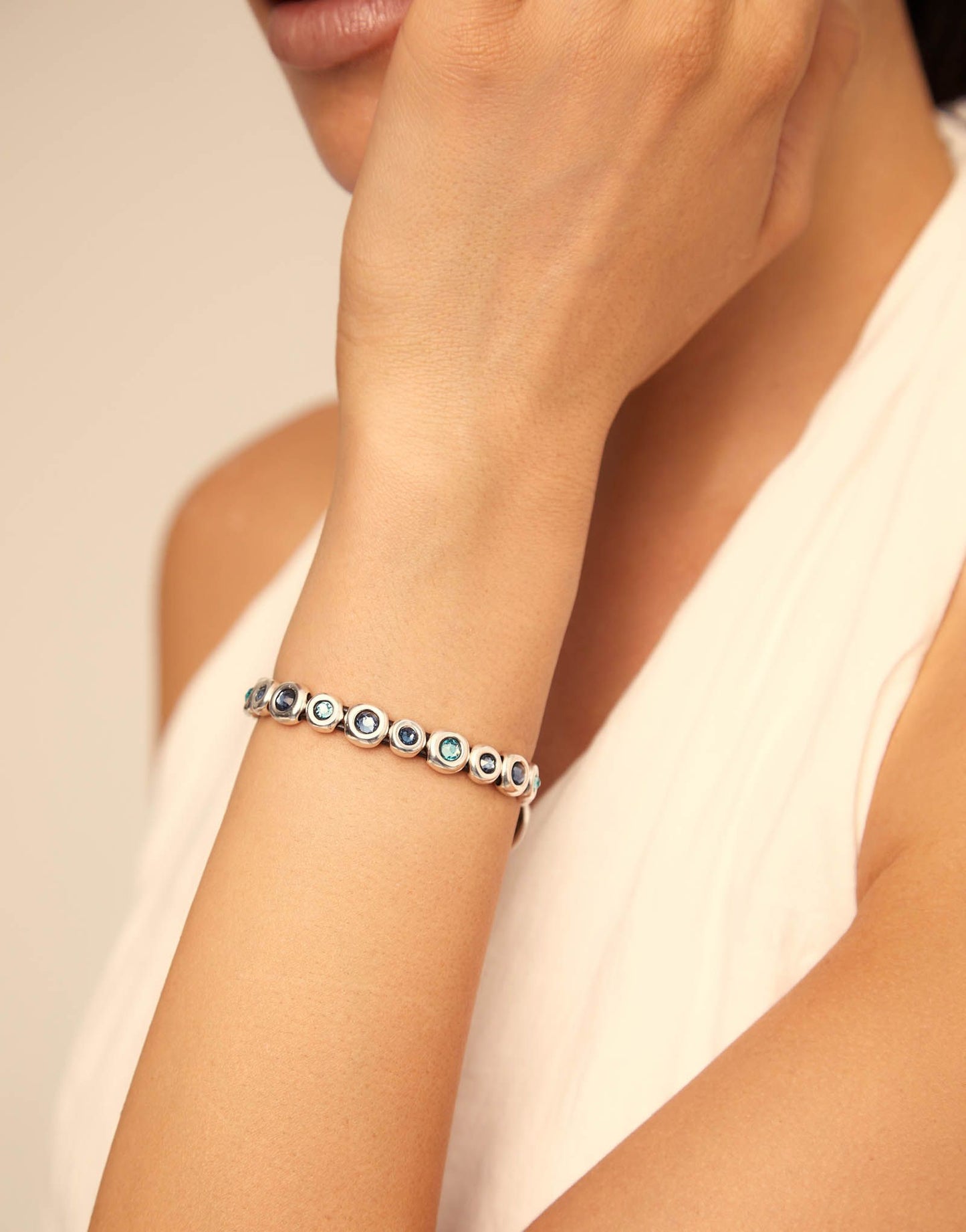 Uno de 50 "Magic Touch" Bracelet-Silver