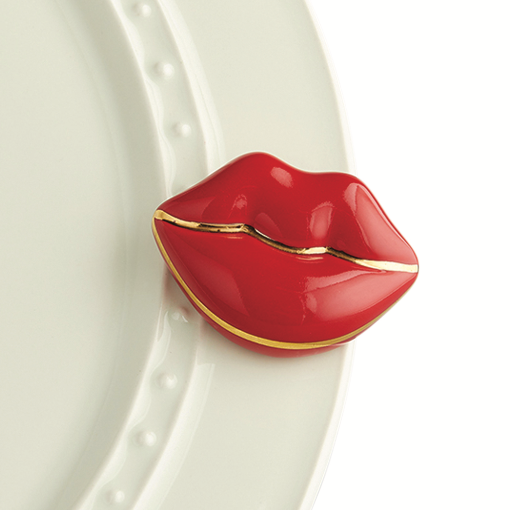 A249 Nora Fleming Smooches (Lips)