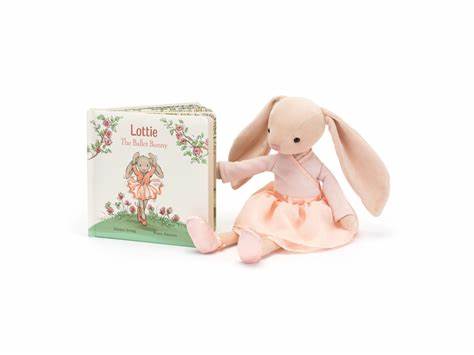 Jellycat "Lottie the Ballet Bunny” Book