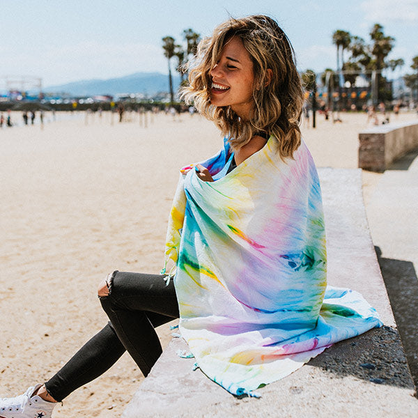 Sand Cloud "Wanderlust" Beach Towel-Tie Dye