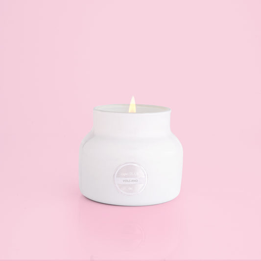 Capri Blue White Petite Candle 8oz -Volcano