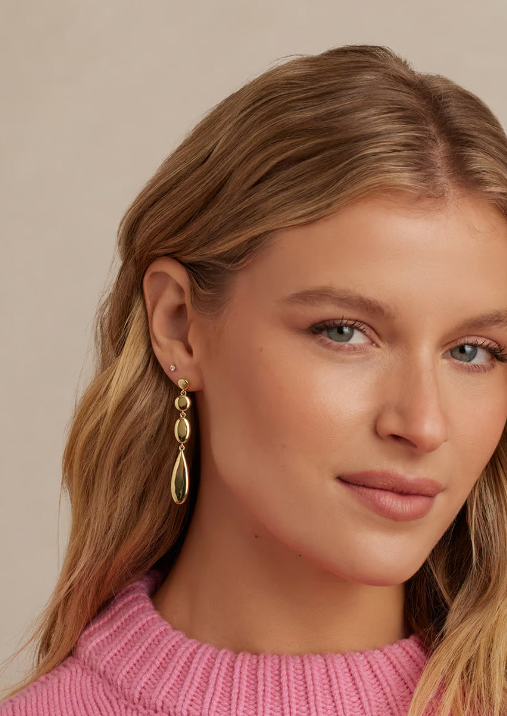 Gorjana Preston Drop Earrings-Gold