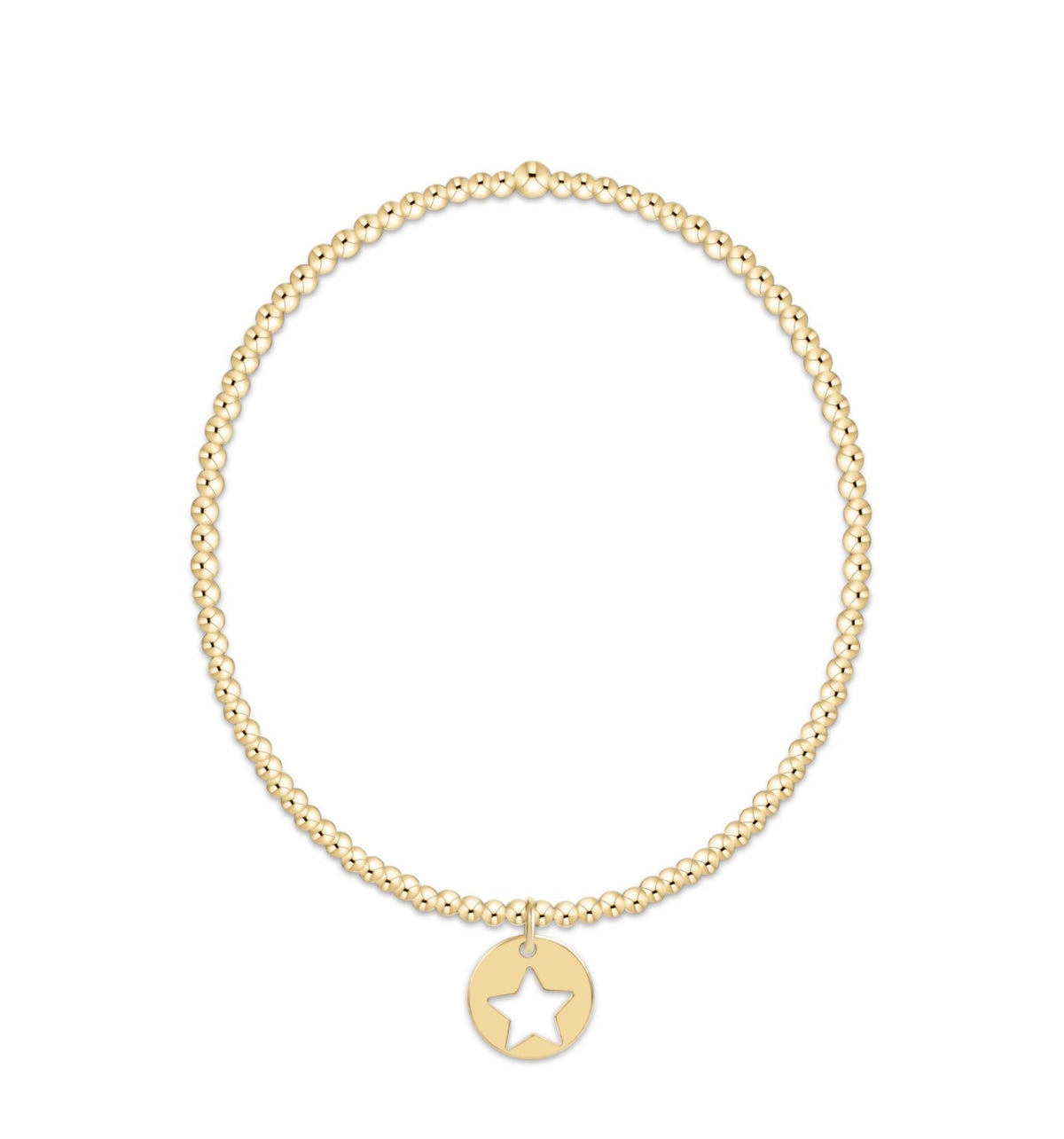 Enewton "Classic" Gold 2mm Bracelet-Star Small Gold Disc