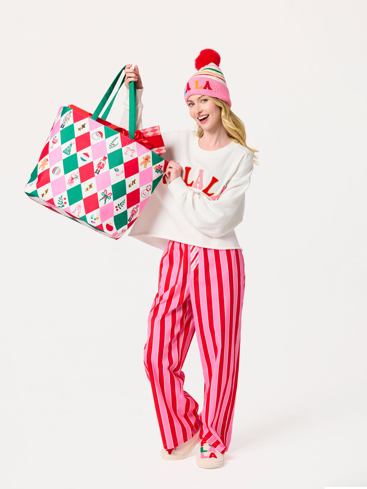 Shiraleah "Holiday Icons" Gifting Tote-Multi