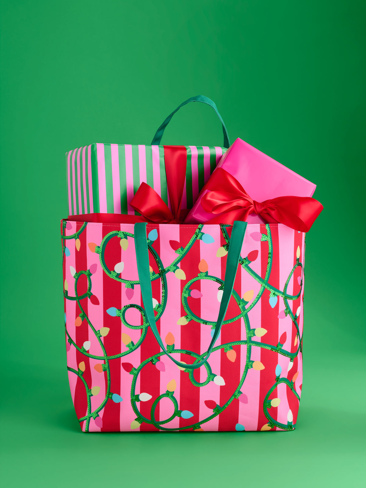 Shiraleah "String Lights" Gifting Tote-Multi
