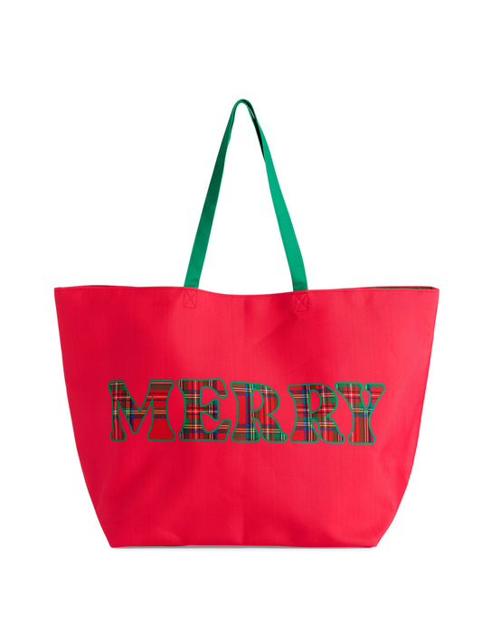 Shiraleah "Merry" Gifting Tote-Red