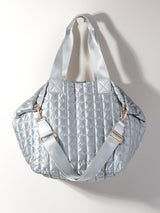 Shiraleah Logan Travel Tote-Silver