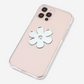 Ellie Rose Stick-On Mirror Phone Decal - Flower