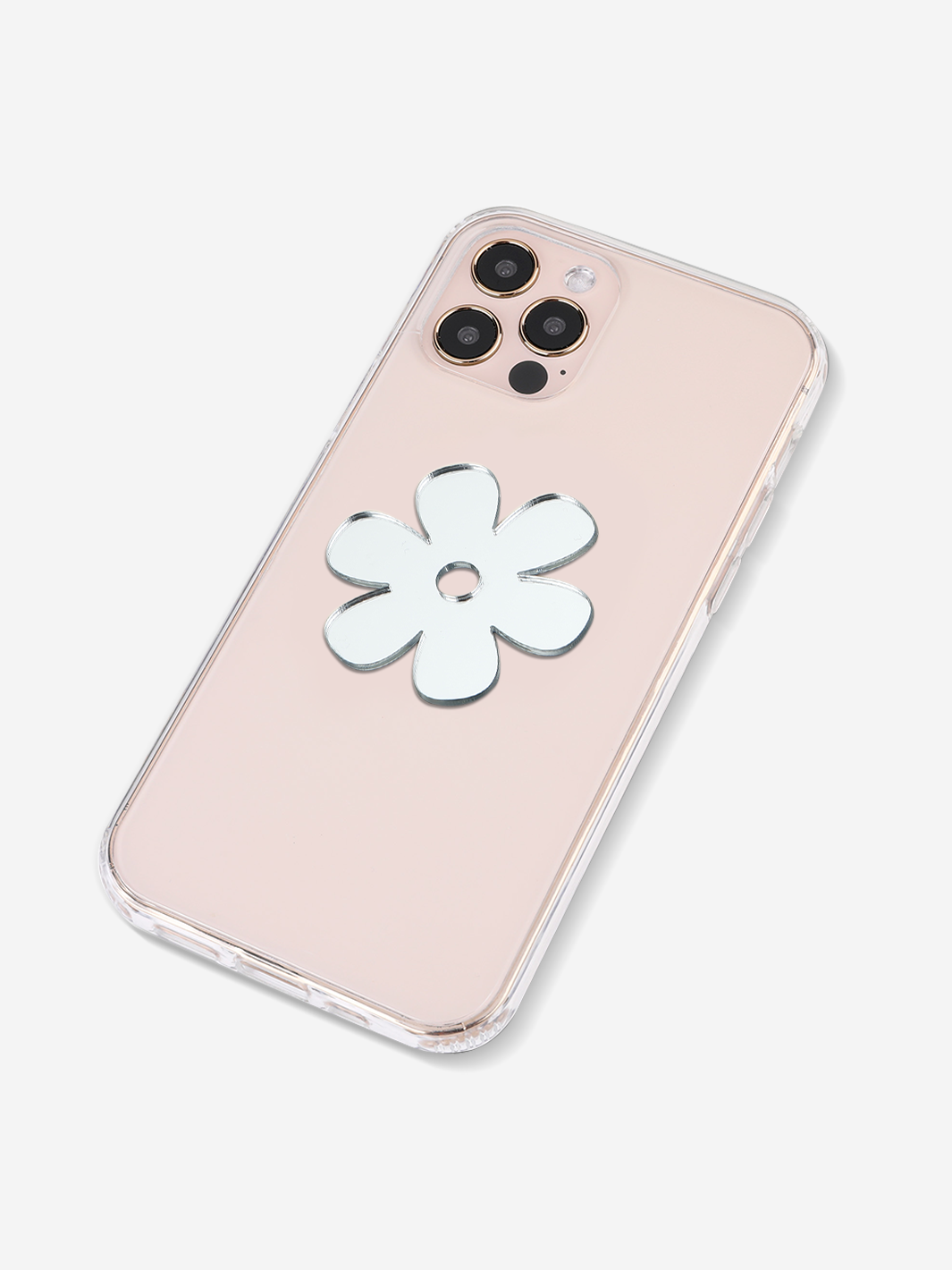 Ellie Rose Stick-On Mirror Phone Decal - Flower