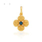 Capucine de Wulf “Berry Clover” Double-sided Pendant - Blue Labradorite
