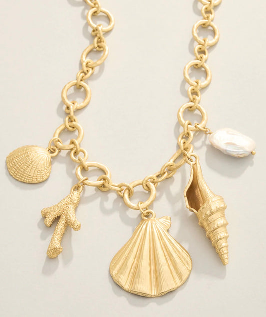 Spartina 449 Beachcomber Toggle Necklace 18"-Gold