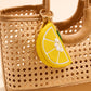 Shiraleah "Lemon" Zip Pouch Charm/Key Ring
