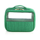 Shiraleah "Ezra" Set of 2 Cosmetic Cases-Green