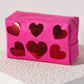 Shiraleah Cara Sequin “Hearts” Zip Pouch-Pink