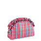 Shiraleah Plaid Large Ruffle Zip Pouch-Multi
