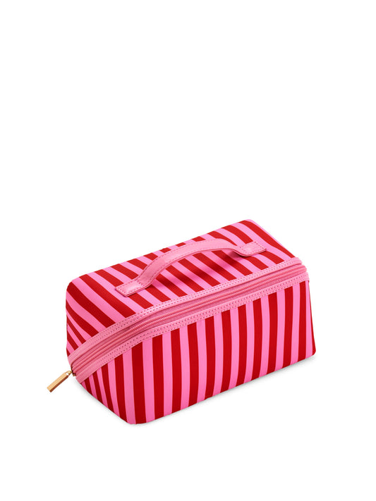 Shiraleah Holly Stripe Cosmetic Pouch-Pink