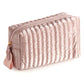 Shiraleah "Logan" Small Boxy Cosmetic Pouch-Rose