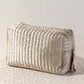 Shiraleah "Logan" Large Boxy Cosmetic Pouch-Gold