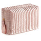 Shiraleah "Logan" Large Boxy Cosmetic Pouch-Rose