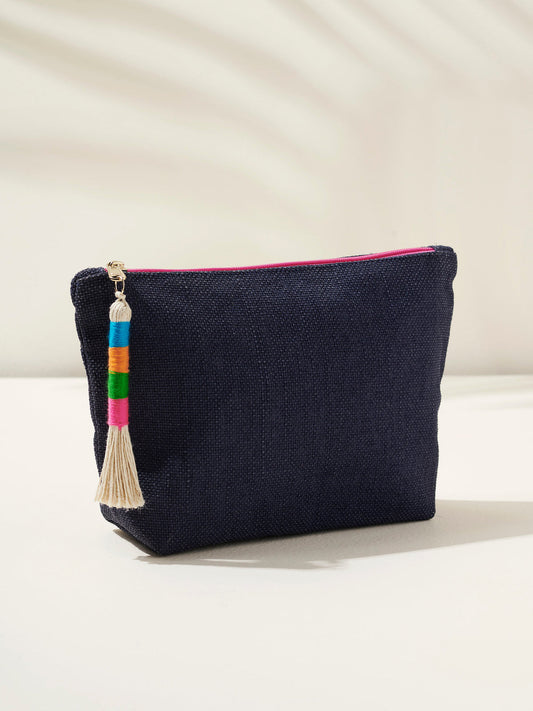 Shiraleah "Cutie" Zip Pouch-Navy